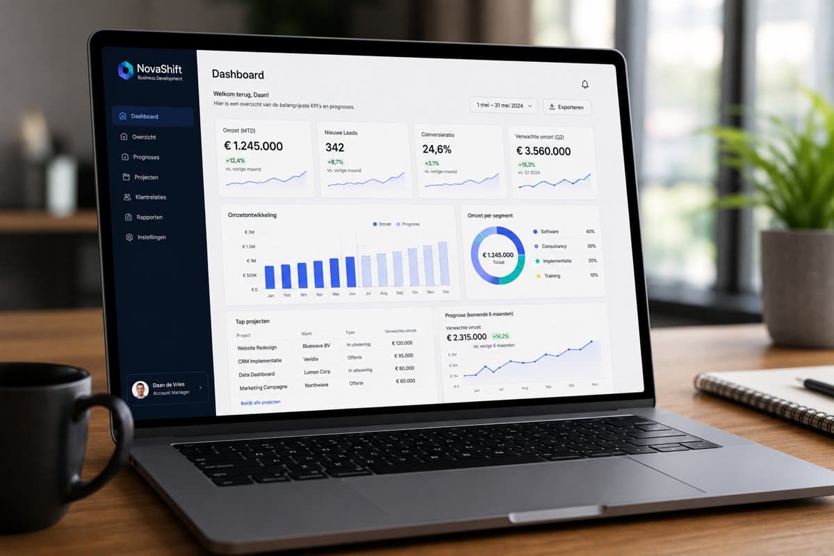 An automated system with dashboards and workflows by Veentjer