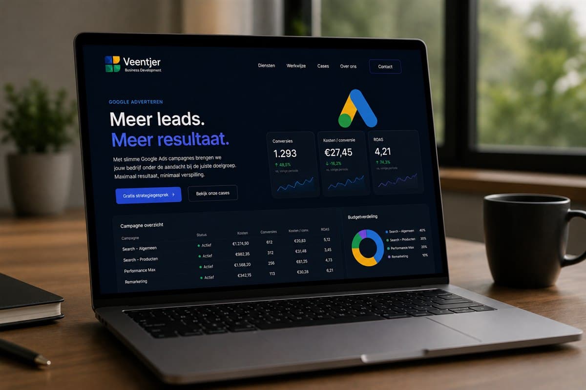 Een advertentiecampagne van Veentjer met meer leads en meetbaar resultaat